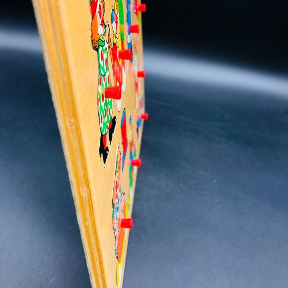 70s Groovy Clown Family Wooden Puzzle Vintage Toys made in Holland Circus Decor - Picture 9 of 12